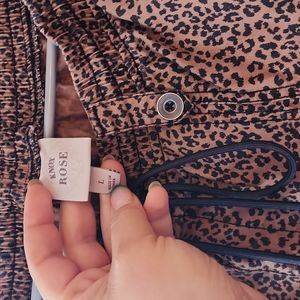 Knox Rose Leopard Print Lyocell Joggers